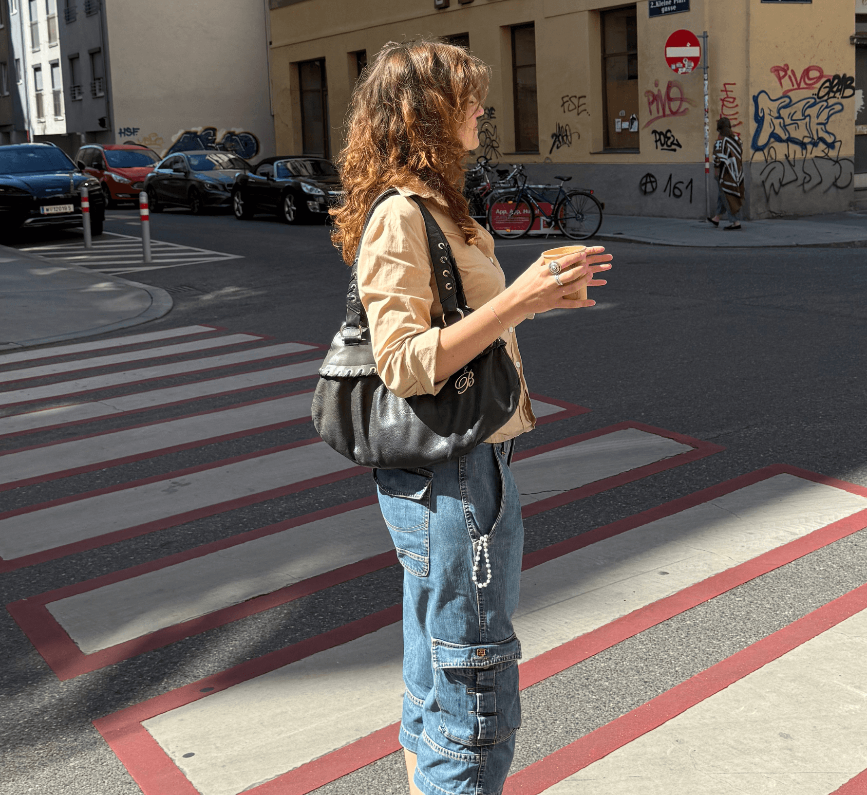 Person auf der Straße